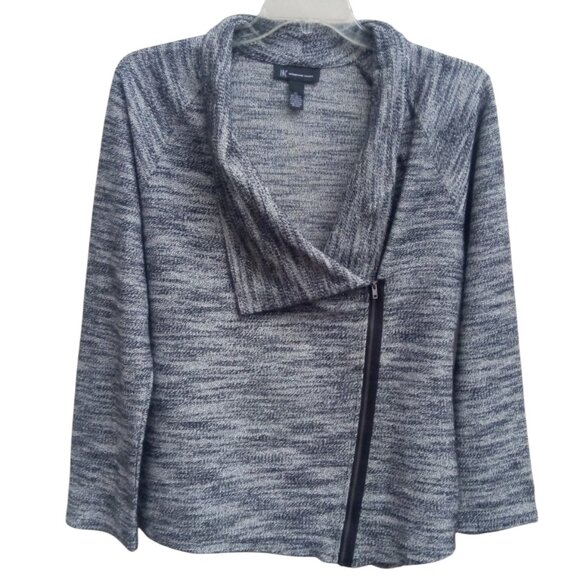 INC International Concepts shimmery zippered sweater sz XL - Picture 1 of 12